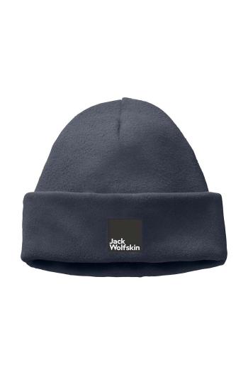 Dětska čepice Jack Wolfskin SPIRIT FLEECE BEANIE tmavomodrá barva, z tenké pleteniny