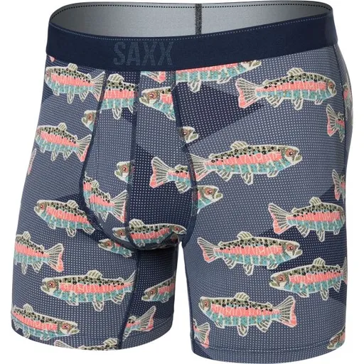 SAXX QUEST Pánské boxerky, tmavě modrá, velikost