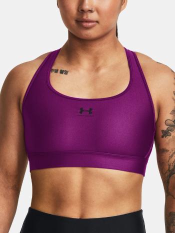 Under Armour UA HG Armour Mid Padless Sportovní podprsenka Fialová