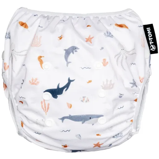 T-TOMI Diaper Swimwear Seaworld pratelné plenkové plavky 5 - 15 kg 1 ks