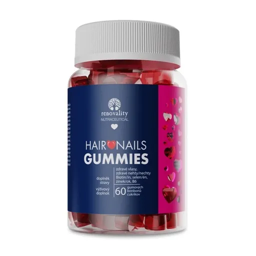 Renovality Vlasy & nehty 60 gumových bonbonů