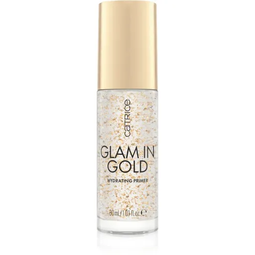 Catrice Glam In Gold Hydrating Primer hydratační podkladová báze pod make-up s 24karátovým zlatem odstín 010 Oh My Goldness 30 ml