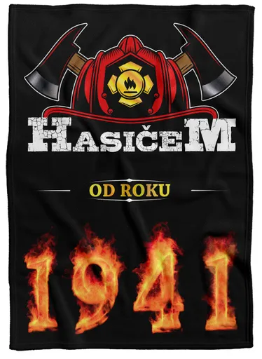 Deka Hasičem od roku (rok: 1941, Podšití beránkem: NE)