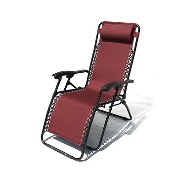 ROJAPLAST Křeslo zahradní 2320 OXFORD, bordó (605/14)