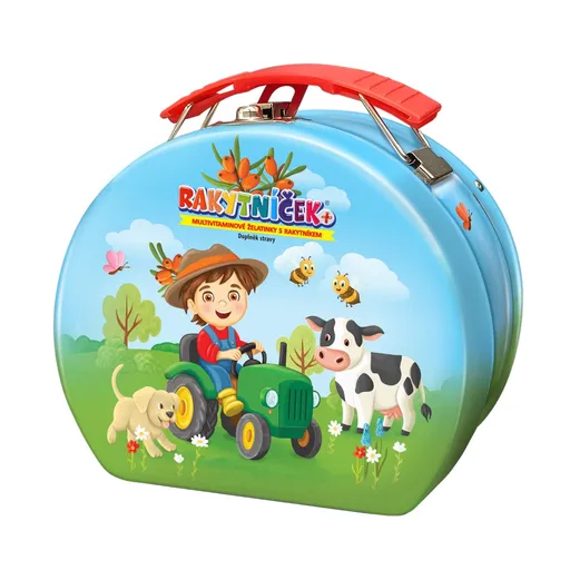 Rakytníček Multivitaminové želatinky kufřík traktor 50 ks