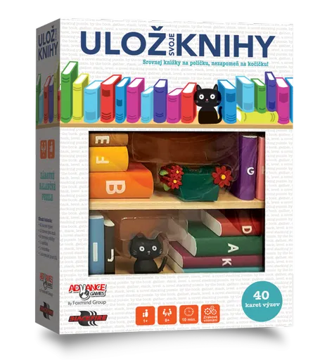 Ulož svoje knihy - logické hlavolamy