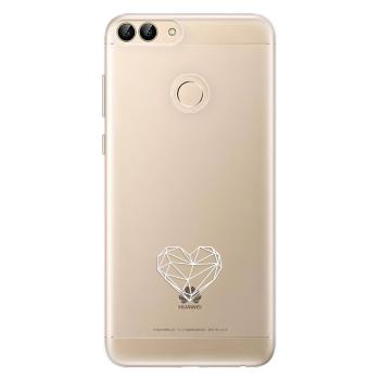 Odolné silikonové pouzdro iSaprio - čiré - Digital Love - Huawei P Smart