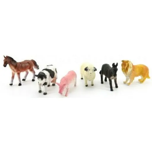 Teddies Zvířátka domácí farma 6 ks