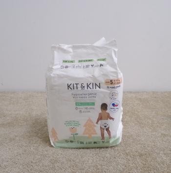 KIT & KIN Kalhotky plenkové jednorázové eko 5 (12-17 kg) 20 ks