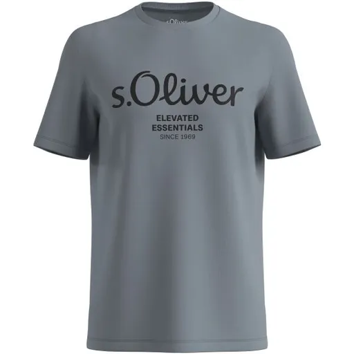 s.Oliver RL T-SHIRT SS NOOS Pánské tričko, tmavě šedá, velikost XXXL