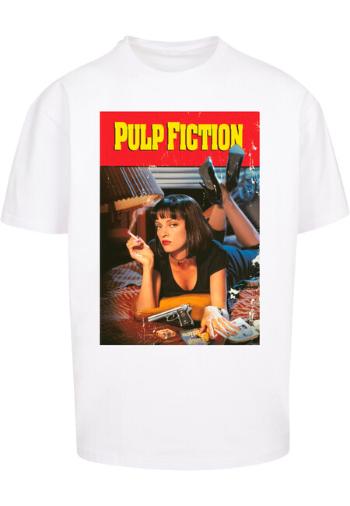 Mr. Tee Pulp Fiction Poster Oversize Tee white - 3XL