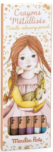 Metalické pastelky Les Rosalies