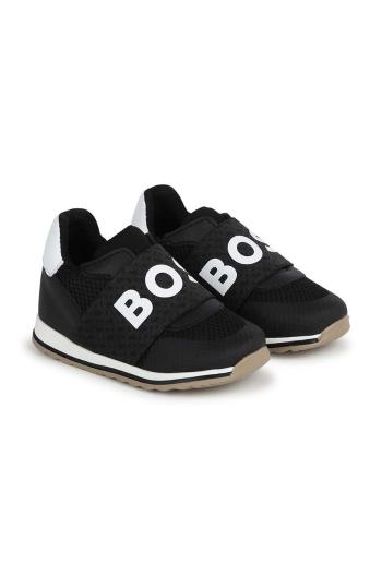 Dětské sneakers boty BOSS černá barva