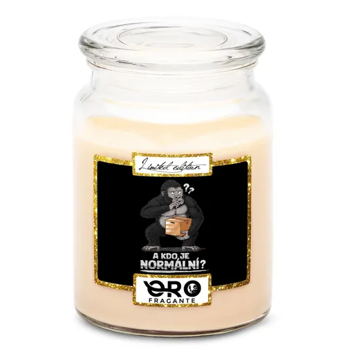 Svíčka Normální kurýr (Vůně svíčky: Vanilka)