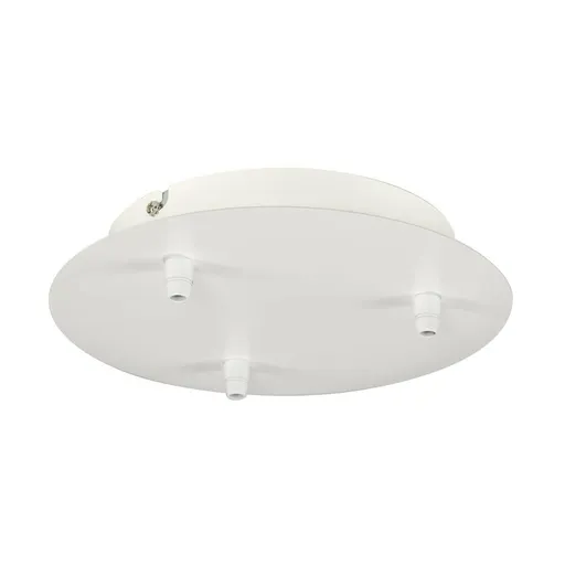 SLV BIG WHITE STROPNÍ ROZETA FITU, 3dílná rozeta, kulatá, bílá, vč. odlehčovacích profilů 132611