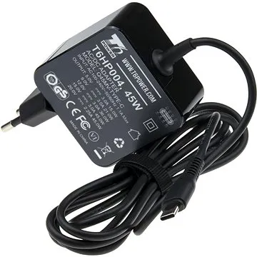 T6 Power adaptér k notebooku, USB-C, 45W (T6HP004)