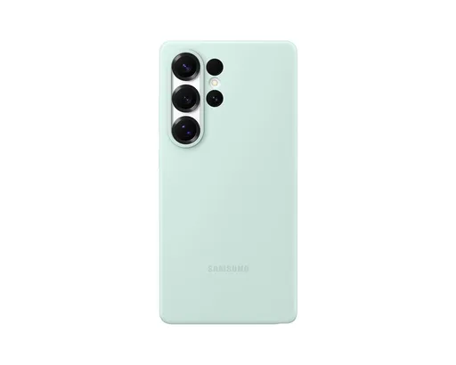 Samsung Silikonový zadní kryt pro Galaxy S25 Ultra Mint