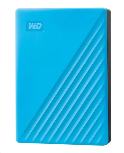WD My Passport Portable 4TB, Externí HDD, USB 3.0, modrá