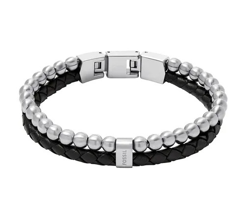 Fossil Stylový dvojitý náramek pro muže JF04855040