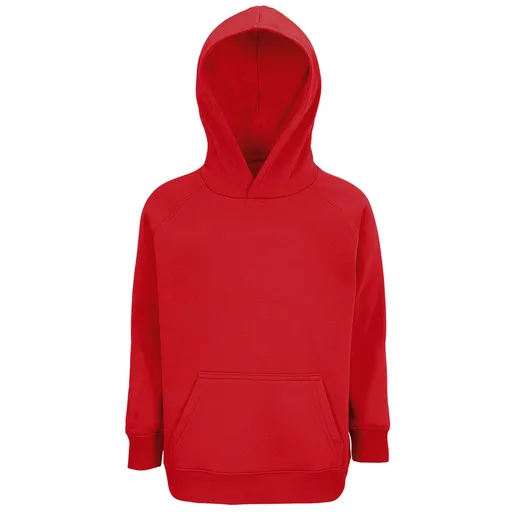 SOL'S Dětská mikina s kapucí Stellar - Červená | 10 let