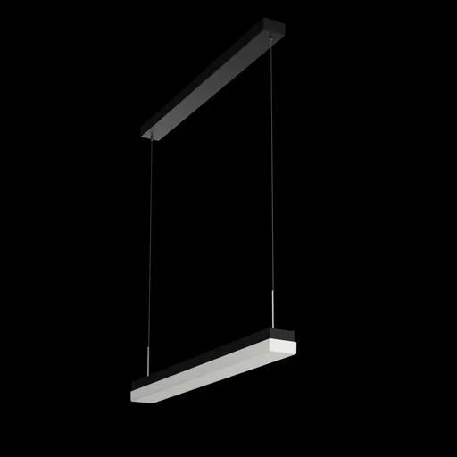 OSMONT MAT60054 MATAR LE1 závěsné plastové svítidlo černá / bílá IP40 3000 K 13W LED