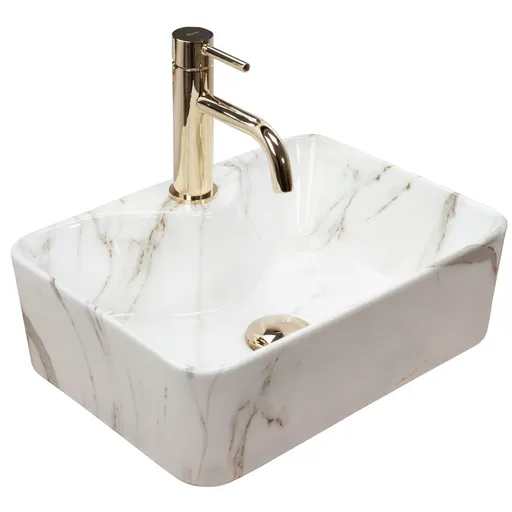 REA Umyvadlo na desku Kelly Mini Aiax Shiny REA-U6504