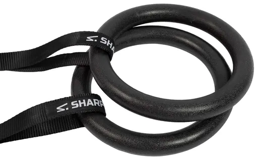 SharpShape Gymnastické kruhy černé
