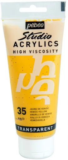 Akrylová barva Pébéo 100ml – 35 venice yellow