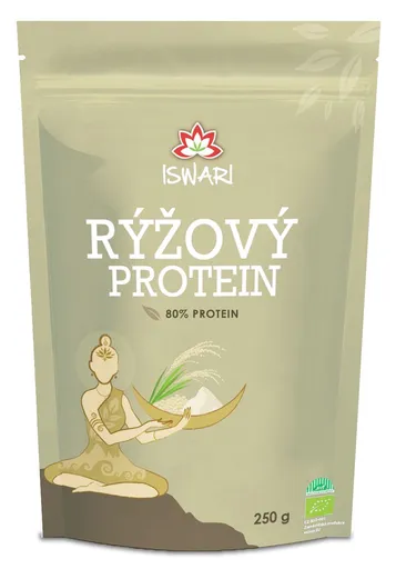 Iswari BIO Rýžový protein 80% prášek 250 g
