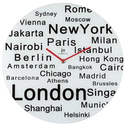 Lowell Designové nástěnné hodiny 14868