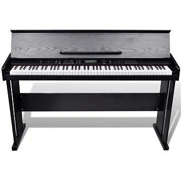 SHUMEE Elektronické digitální piano se stojanem  na noty (70039)