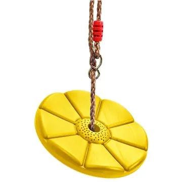 Verk 01534 Dětská houpačka disk průměr 27 cm žlutá (23706)