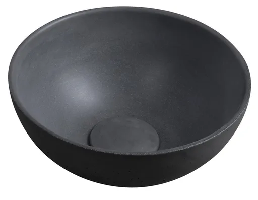 SAPHO MINOR betonové umývátko na desku, Ø 26cm, antracit mat MR26016