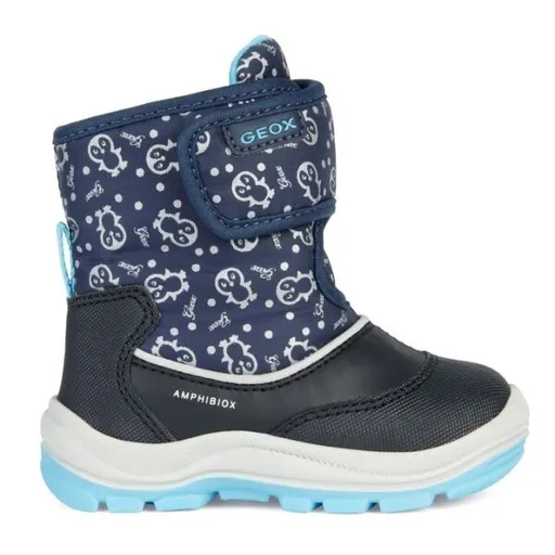 Geox FLANFIL GIRL B 24-27 EU Dívčí kotníkové boty, modrá, velikost