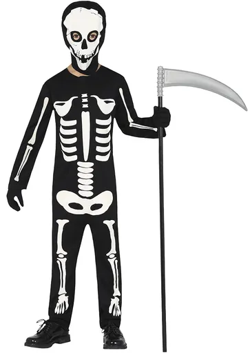 Guirca Dětský kostým s kuklou - Kostra Velikost - děti: 3 - 4 let