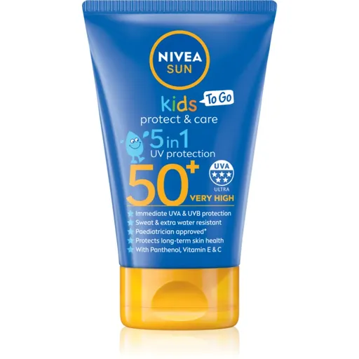 NIVEA SUN Kids dětské mléko na opalování 5 v 1 SPF 50+ 50 ml