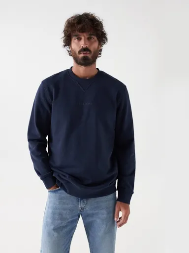 Salsa Jeans pánská tmavě modrá mikina 21007900 M