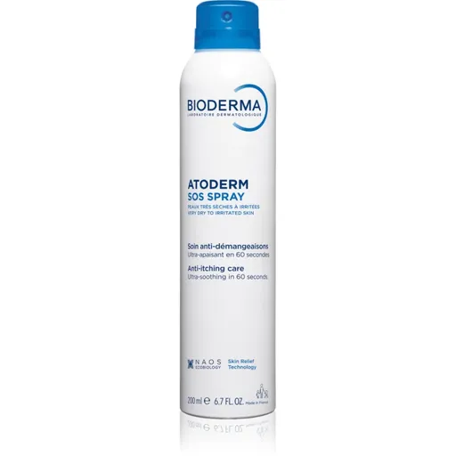 Bioderma Atoderm SOS Sprej SOS sprej pro okamžité zklidnění pocitu svědění 200 ml