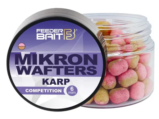 FeederBait Mikron Wafters 4x6mm 25ml - Competition Carp,FeederBait Mikron Wafters 4x6mm 25ml - Competition Carp