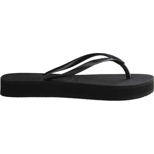 HAVAIANAS SLIM FLAT FORM Dámské žabky, černá, velikost 43/44