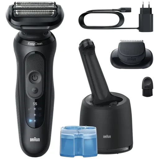 Braun Series 5 52-N7200cc elektrický holicí strojek s čisticí a nabíjecí stanicí SmartCare Black 1 ks