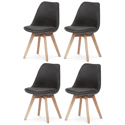 Sada jídelních židlí CT-751 GREY2, 4 ks