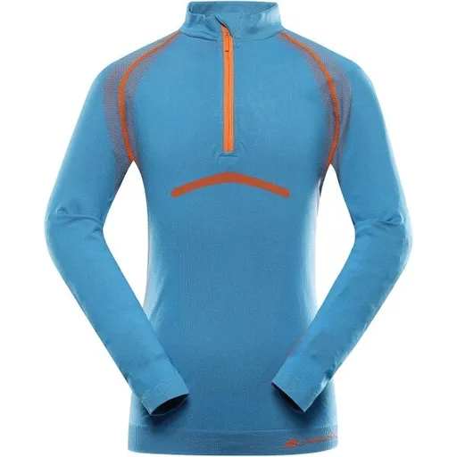 ALPINE PRO SEAMO Dětské funkční spodní triko, modrá, velikost