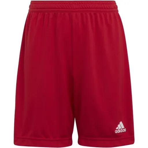 adidas ENTRADA 22 SHORTS Juniorské fotbalové šortky, červená, velikost