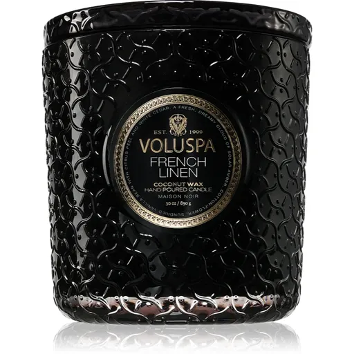 VOLUSPA Maison Noir French Linen vonná svíčka 850 g