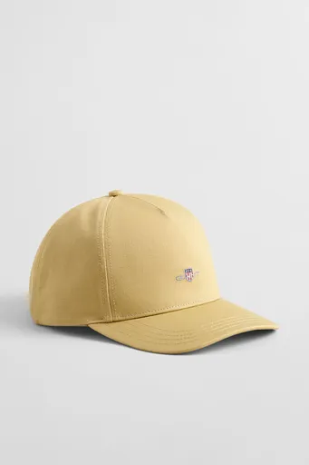 KŠILTOVKA 7-16 LET GANT SHIELD COTTON TWILL CAP OAK BEIGE