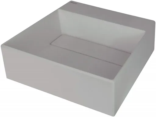 DEANTE Correo šedá Granitové umyvadlo na desku, s krycí deskou CQR_SU4M