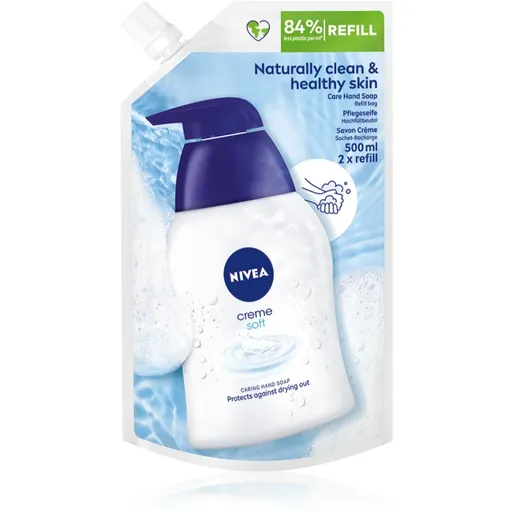 NIVEA Creme Soft tekuté mýdlo – náhradní náplň 500 ml