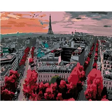 Diamondi - Diamantové malování - PAŘÍŽ, 40x50 cm, bez rámu a bez vypnutí plátna (602666A)