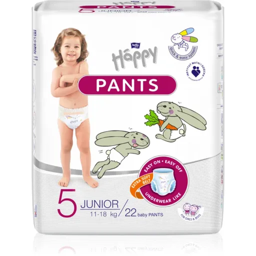 Bella Baby Happy Pants Size 5 Junior jednorázové plenkové kalhotky 11-18 kg 22 ks